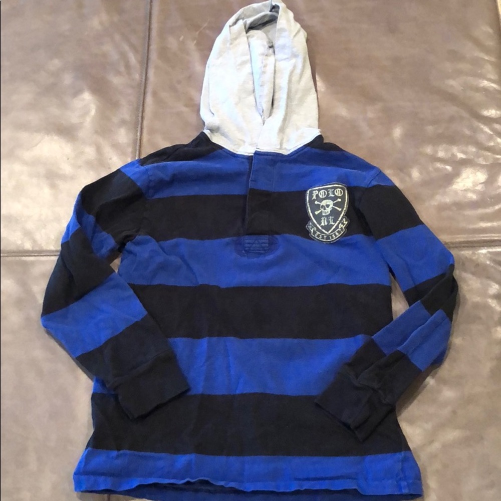 Polo Ralph Lauren Hooded Shirt Boys Size 8